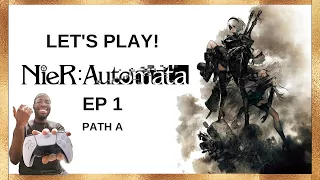 Let's Play! - NieR: Automata [EP 1] | Path A Full Walkthrough (First Time Playing)