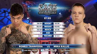 CAGE 51: Thanveera vs Kallio (Complete MMA Fight)