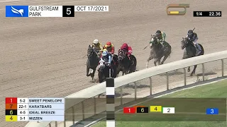 Gulfstream Park October 17, 2021 Race 5