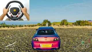 Forza horizon 4 | MAZDA RX-8 R3 | by playground Games with steering wheel (Thrustmaster) F430