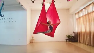 Aerial yoga aerial dance 空中瑜伽 空瑜舞韵 展布篇 小云雀展翅