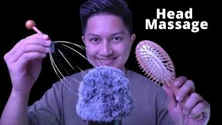 ASMR Head Massage 💆🏻 99.99% Making Relax and Sleep Fast