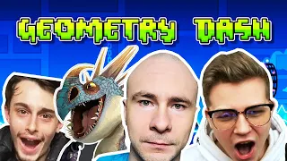 Do you know GEOMETRY DASH?! ft. Aeon, Larkin, Stormy