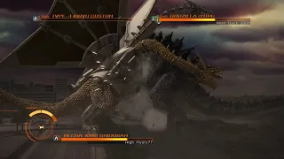 GODZILLA PS4 - Mecha-King Ghidorah vs Type-3 Kiryu and Godzilla 2014