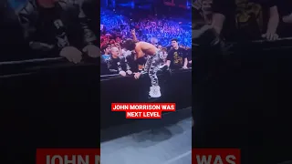 John Morrison with Insane Royal Rumble Save😲 #wwe #wrestling #shorts