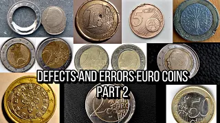 Top 10 - euro coins Errors and Defects Part 2 - Super amazing