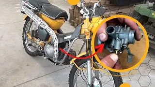 Honda Trail 90- Carb Cleaning