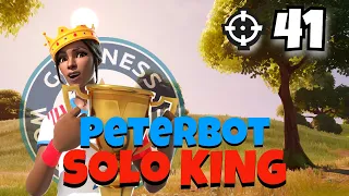 PETERBOT's 41 KILL WIN🏆| Breaks Fortnite WORLD RECORD in Solo Cash Cup Finals! 🎮