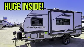 OFFROAD Small RV for large SUVs and 1/2 ton Pickups! Jayco Jay Feather Micro 166FBS