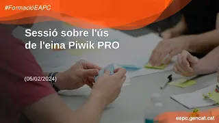 Sessió sobre l'ús de l'eina Piwik PRO (05/02/2024)
