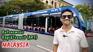 Malaysia's First-Ever Trackless Tram In Putrajaya II Autonomous Rapid Transit (ART) Trial Run II