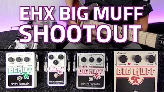 All Electro-Harmonix Big Muff Pedals Compared - Fuzz Shootout