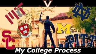 My College Process [with Reactions] (Accepted to 20+ Universities)