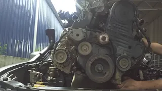 Mitsubishi Triton 4D56 Engine Remove Out For Overhaul - [Chinese&Malay Subtitle]