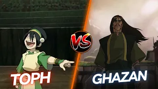 Toph vs Ghazan - Who Wins? | Avatar