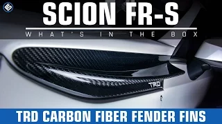 TRD Carbon Fiber Fender Fins - Scion FR-S/Subaru BRZ Install/Review