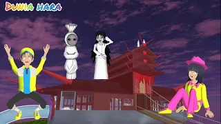 Yuta Mio ke Rumah Pocong Kunti | Anak Hilang DiSembunyikan Hantu 😱😨| Sakura School Simulator Horor