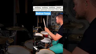 Crazy drum fills with mixed drum-rudiments!