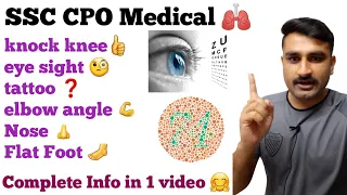SSC CPO Medical Process Complete Info in 1 video ❣