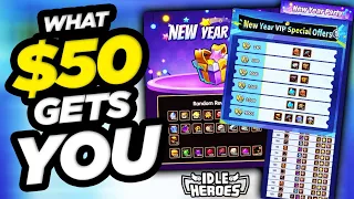 Idle Heroes - What $50 Gets You in the FAKE New Years Event