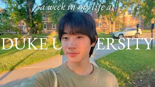 a week in my life at duke university