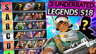 3 WORST LEGENDS that are SECRETLY OP in Season 18! - Apex Legends Meta Guide