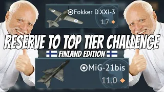 Playing the ENTIRE FINNISH Fighter Line - Reserve to Top Tier