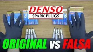 Denso Spark Plugs ORIGINAL vs FAKE!!