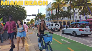 4K Miami Beach Ocean Drive Walk South Beach 2022