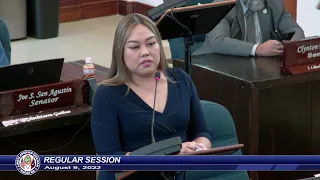 36th Guam Legislature FY2023 Budget Session - August 9, 2022