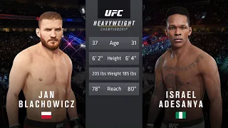 UFC 4 - Israel Adesanya vs. Jan Blachowicz - Champions Fight