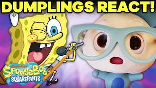 Dumplings React to SpongeBob Songs + Scenes! 🥟🍍 My Squishy Little Dumplings | SpongeBob