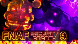 Five Nights At Freddy's Security Breach Бёрнтрап и другие концовки Часть 9