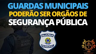 GUARDAS MUNICIPAIS PODERÃO SER ORGÃOS DE SEGURANÇA PÚBLICA