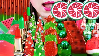 ASMR WATERMELON COLLECTION ICECREAM, CANDY, NOODLEJELLY, WATERMELON GUM. CHOCOLATE, LIPSTICK