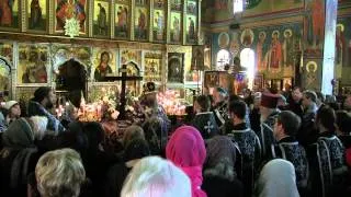 2013.05.03. Great Friday. Sermon at the Holy Plashchanitsa by Metropolitan Jonah (Paffhausen)