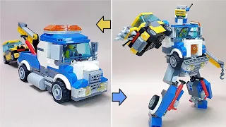 LEGO tow truck transforming robot / 레고 견인차 변신 로봇