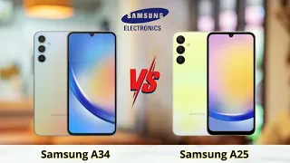 Samsung Galaxy A25 5G Vs Samsung Galaxy A34 5G