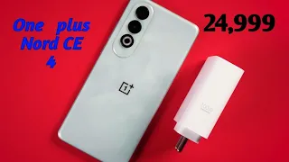 One plus Nord CE 4 5G | unboxing| 100W charger 😱 @₹24,999