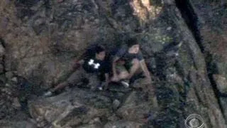 Two teens stranded 8,000 feet up on cliff rescued by chopper