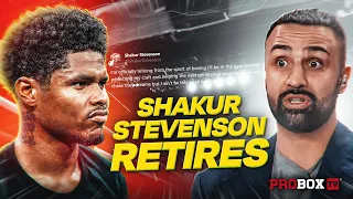 Shakur Stevenson RETIRES but is it REAL?