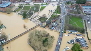 Storm HENK - Stratford upon Avon WORST FLOOD EVER ⚠️😒💦