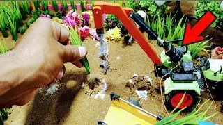 DIY tractor tree planting machine science project | Post hole digger machine | @ShaitaniIdeas |