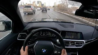 Driving The 2021 BMW 330i xDrive (POV Full Drive)