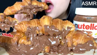 ASMR  NUTELLA & CROISSANTS  | MUKBANG 먹방 (Eating Sounds)