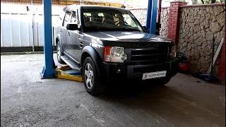 Замена передней верхней шаровой опоры  Land Rover Discovery 3 Ленд Ровер Дискавери 3 2006 года