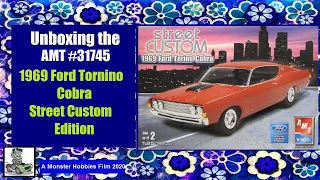 Unboxing The 1969 Ford Torino Cobra Model Kit By AMT/ERTL