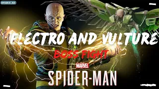 Marvel's Spider-Man Remastered PC - Electro & Vulture  Boss Fight (4K 60FPS)