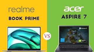 realme Book Prime vs Acer Aspire 7 : Which Laptop is Better😮❓