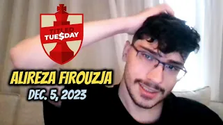 Alireza Firouzja STREAMS Early Titled Tuesday || First Game || December 5, 2023